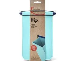 HIP Pack Medium - Herbruikbare Lunchzak - Siliconen/Polypropyleen - Blauw