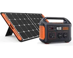 Jackery Explorer 1000 avec SolarSaga Bundle - Jackery Powerstation avec panneau Solar - Batterie d'outil de panneau solaire - camping - survie hors réseau - Générateur de centrale Power 230 V