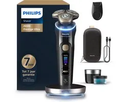Philips Shaver i9000 Prestige Ultra Elektrisch Scheerapparaat Voor Mannen - Met Quick Clean Pod & Precisietrimmer - Zwart - XP9400/31