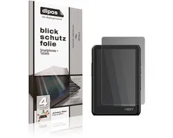 dipos – Matte Privacy Screenprotector geschikt voor Hiby R3 Pro II | Anti-Spy Beschermfolie