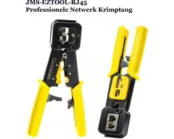 JMS-EZTOOL-RJ45. Outil de sertissage UTP professionnel avec cliquet pour connecteurs RJ45 enfichables pour connecteurs RJ45 Type EZ