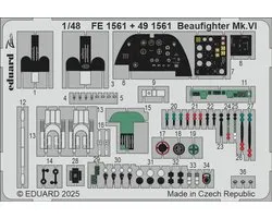 Eduard Modelbouwpakket - FE1561 Accessoires Set voor Beaufighter Mk. VI - Accessoires set - 1:48 -