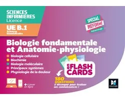 Flashcards DEI - UE B.1 Sciences biomédicales - Biologie fondamentale et Anatomie physiologie