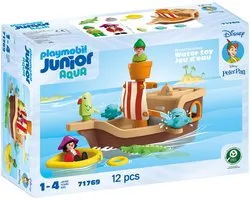 PLAYMOBIL JUNIOR & Disney: Le bateau pirate éclaboussant de Peter Pan 71769