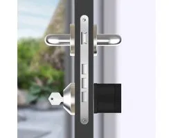 Serrure intelligente avec cylindre - avec clé - Serrure Smart - Serrure de porte intelligente - Fonctionne avec l'application Smart Life