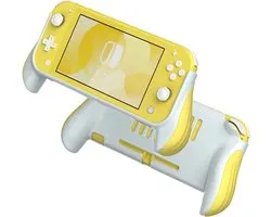 Yes In LAB Ergonomic Grip Case pour Nintendo Switch Lite - Jaune - Hand Grip Cover - Accessoire Switch Lite pour une Protection Optimale - Coque Shell