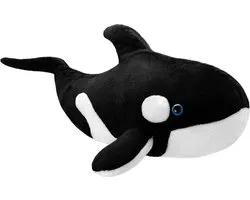 Wild Planet Pluche orka - knuffelvis - 38 cm - onderwater knuffel