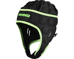 Rhino Hoofdbeschermer Senator Polyester Zwart/groen Mt S