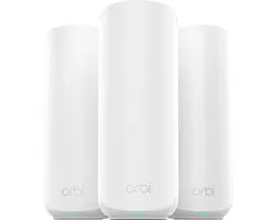 NETGEAR Orbi RBE373 - Mesh WiFi - WiFi Versterker - WiFi 7 - 3600 Mbps - Dual-Band - 3-Pack