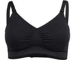 Soutien-gorge Medela Keep Cool Ultra - Soutien-gorge d'allaitement sans couture - Soutien-gorge de maternité avec 6 zones respirantes - Matière Soft Touch - Confortable et maintien - Zwart - Taille L