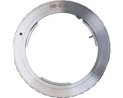 Hersmay OM-EOS Lens Mount Adapter Ring for Olympus OM Mount Lenses, Compatible with Canon EOS EF EF-S Mount 1D X, 5D - ShopVlot