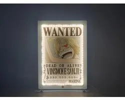 Teknofun One Piece Sanji Wanted - LED neon wandlamp - 30 cm