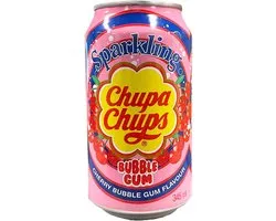 Chupa Chups Drink Cherry Bubble Gum 24 x 345 ml