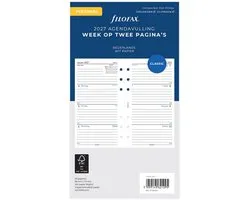 Filofax Personal 2027 Nederlandstalig 1 week op 2 pagina’s