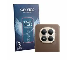 3 Stuks Savvies Screenprotector - geschikt voor Xiaomi Redmi Note 15 Pro Plus 5G (ALLEEN Camera) - beschermfolie glas transparant