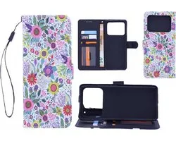Xiaomi Mi 11 Ultra Bookcase hoesje met print - Flowers