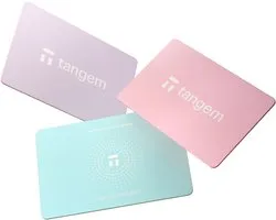 Tangem Wallet 3 kaarten - Blush Sky - met Recovery Seed functionaliteit