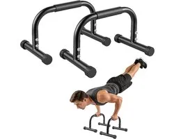 Opdruksteunen van metaal - Push Up Bars & Dip Steunen - Stabiele Parallettes voor Calisthenics, Thuis Fitness Krachttraining, Anti-slip voetjes, Eenvoudig te monteren