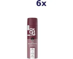 8x4 Deospray - Men - No.18 - Millions Nights - 6x 150ml
