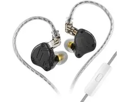 DrPhone KZ ZS10 PRO X - In-Ear HiFi Oordopjes – 1DD+4BA Hybrid Drivers, 0.75mm 2-Pin Kabel, 3.5mm Jack – Audiofiele Koptelefoon