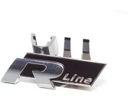 Emblème de logo R-Line sportif pour calandre