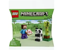 LEGO Minecraft 30672 - Steve et bébé Panda (poly-sac)