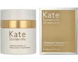 Crème hydratante Kate Somerville + Rétinol Vitamine C - Raffermissante, éclaircissante et lissante - Anti-âge - Éclaircissante