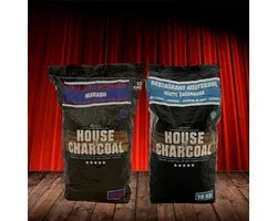 Restaurant Houtskool Combi – 10 kg Marabu + 10 KG White Quebracho Voordeeldoos || House of Charcoal ( 20 kg )