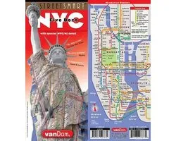 Streetsmart NYC Five Boro Map by Vandam