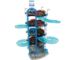 QEVA Autogarage Speelgoed - Parkeergarage Speelgoed - Speelgoed Garage - Meerkleurig - 5cm x 55cm x 85cm