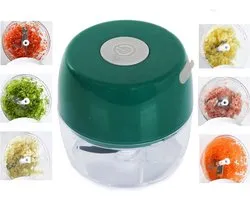 Chopper Hakmolen - Mini Blender - Mini Foodprocessor- Hakmolen Electrisch - Groenten - RVS messen - Oplaadbaar USB