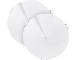 Wandmontage voor TP Link Deco M9 Plus Mesh-systeem voor het hele huis Stevige beugelhouder Ruimtebesparende TP Link-routerhouder Plug-in zonder rommelige draden of schroeven (2 stuks)