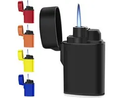 Torch Lighter Windproof Jet Flame Outdoor, Fireworks, Camping, Fireplaces, Gas Stoves, Ovens, BBQ & Survival Gear 5 Pack (Butane Not Included)