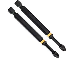 DeWALT PH2 85mm Impact Torsion Schroefbits (2 stuks) - Extreme - DT70567T