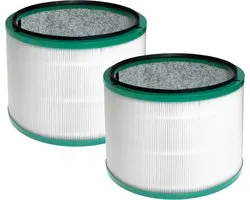 2x Dparts HEPA filter geschikt voor Dyson HP00 HP01 HP02 HP03 DP01 DP03 - Pure Hot and Cool series luchtreiniger en ventilator - Pure Hot+Cool Cool Link purifier verwarmingsventilator - nr. 968101-04