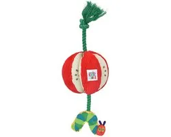 Eric Carle - Pluche - Rupsje Nooitgenoeg - Appel met Flostouw - 38 cm