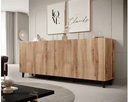 Meubella - Dressoir Vintar - Eiken - 200 cm