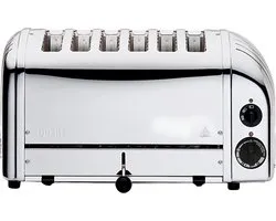 Dualit Vario NewGen Broodrooster 6 Extra brede Sleuven