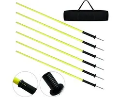 ACXIN Agility Slalom Palen – 1,5 m – Trainingsset met Draagtas