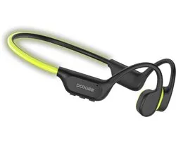 DOOGEE BoneBeat Swim Ray Casque à Conduction Osseuse — Écouteurs de Sport sans Fil — Casque de Course — Casque Bluetooth sans Fil — Design Ouvert — Étanche IP68 — Lumière de Sécurité LED — Stockage Intégré 32 GB