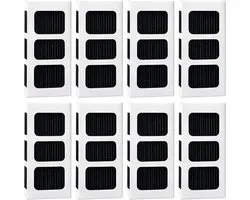 Purificateur d'air de rechange pour réfrigérateur - 8 pièces - convient pour Frigidaire Pureair Ultra 2 - Pure Air Ultra 2 - Pureair Ultra ii - Electrolux 242047805 - 5303918847 - EAP12364179