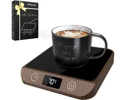 MYMULIKE 6 temperature coffee warmer (45°C to 70°C with LED display, hand warmer and 1-12 hours timer for car, coffee - ShopVlot