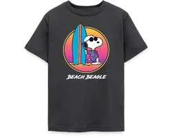 Peanuts Snoopy Beach Beagle Vakantie T-Shirt Tiener