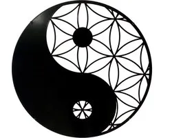 This Splendor - décoration murale Yin-Yang - anthracite / noir - 50cm