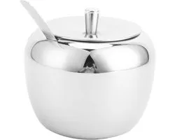 Grote suikerpot, zoutpot Kruidenpot met deksel en lepel Spice Container Home Kitchen Tool