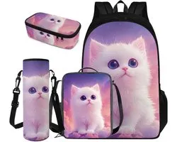 School Backpack for Girls, 8-10 Years, Elementary School Bag, School Bag, Teenage Girls, Bookbag with Lunch Bag