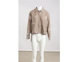 Nukus - NKF02137 - Newport Blouse Stripe Flower
