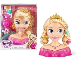 Zuru Kaphoofd - Styling hoofd - Pop - Super model - Inclusief accessoires - Kapper speelgoed - Met haarspeldjes en sieraden - Extra dik haar Sparkle Girlz - Styling Head