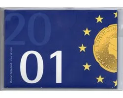 Nederland 2001 FDC Jaarset Munten - Euro Introductie