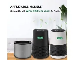 Convient pour le filtre de purification d'air WINIX A230 H13 filtre à charbon actif 1 pièce